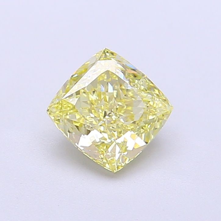 Loose Diamond - CUSHION MODIFIED 1.02ct Fancy Yellow VS2: Loose Diamond - CUSHION MODIFIED 1.02ct Fancy Yellow VS2 Source: This is a real non-mined Diamond that has been grown in a lab Shape: CUSHION MODIFIED Carats: 1.02 Color: Fancy Yellow Certification: I