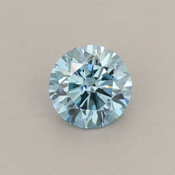 Ideal Loose Diamond - ROUND 0.37ct Fancy Vivid Blue VS1 (1 of 1)