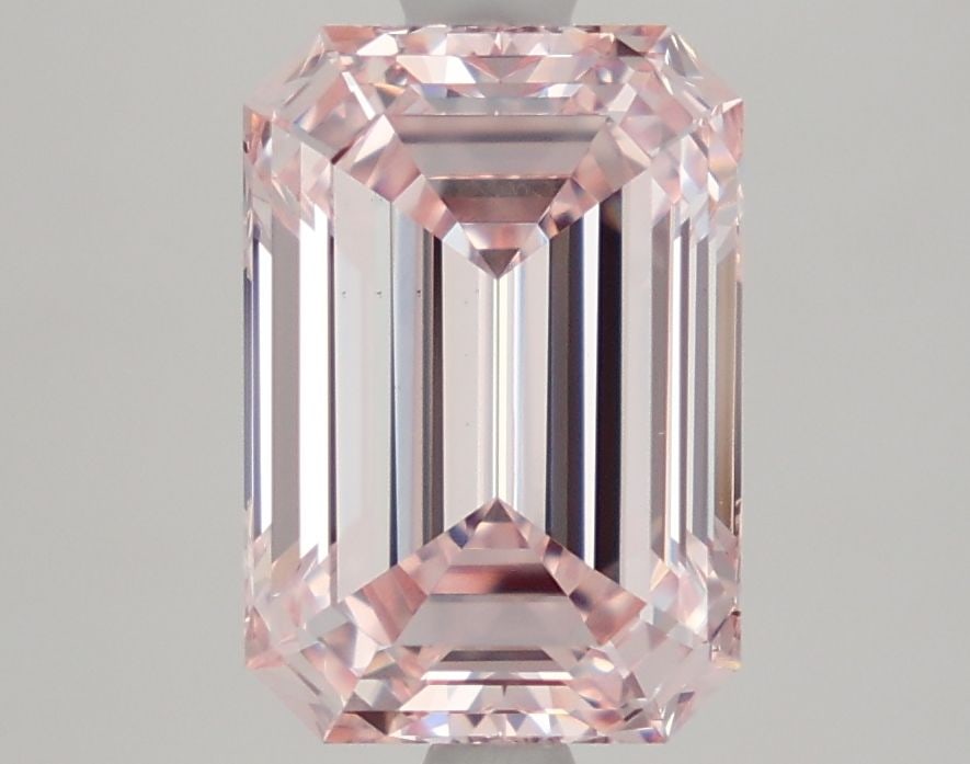 Loose Diamond - EMERALD 3.54ct Fancy Intense Pink VS1 (1 of 1)