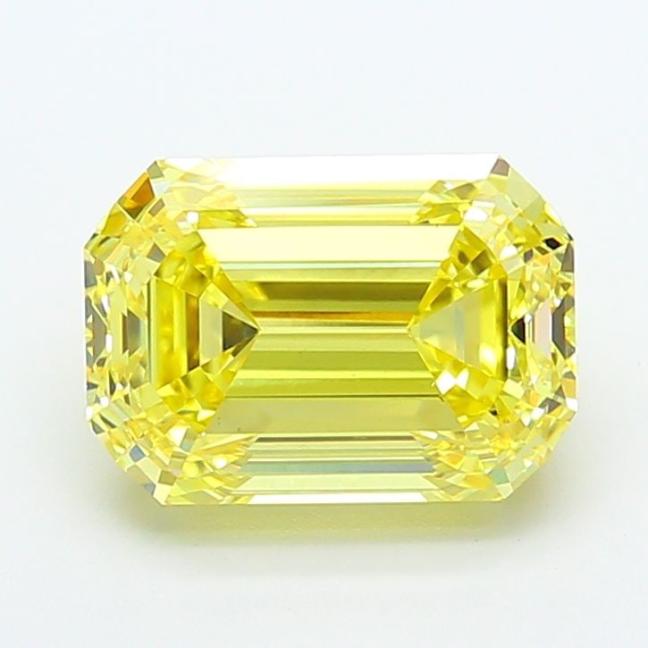 Loose Diamond - EMERALD 5.04ct Fancy Intense Yellow VS1 (1 of 1)