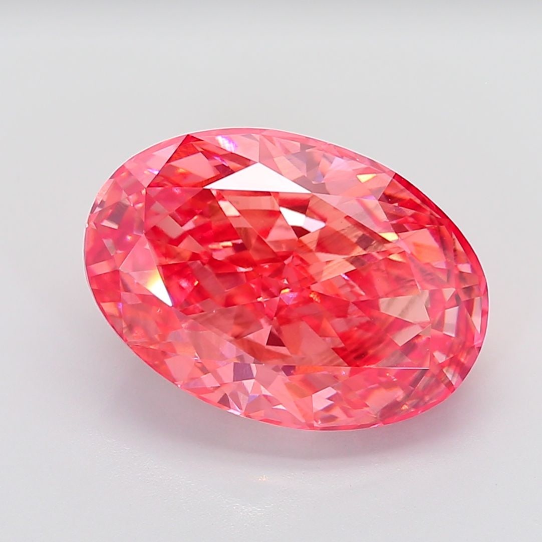 Loose Diamond - OVAL 11.62ct Fancy Vivid Pink SI1 (1 of 1)