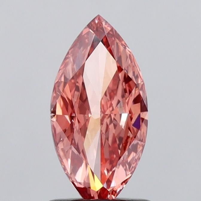 Loose Diamond - MARQUISE 1.12ct Fancy Vivid Brownish Pink VVS2: Loose Diamond - MARQUISE 1.12ct Fancy Vivid Brownish Pink VVS2 Source: This is a real non-mined Diamond that has been grown in a lab Shape: MARQUISE Carats: 1.12 Color: Fancy Vivid Brownish Pink Certi