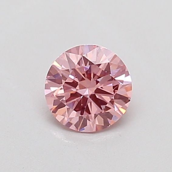 Loose Diamond - ROUND 0.4ct Fancy Vivid Pink VS2 (1 of 1)