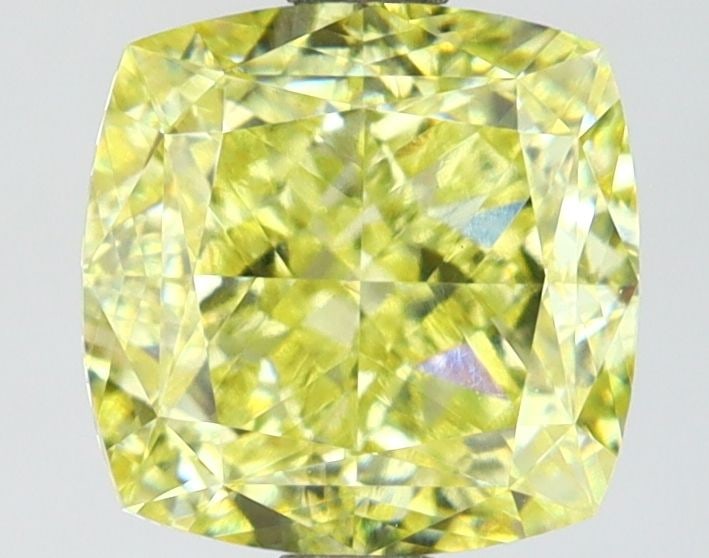Loose Diamond - CUSHION MODIFIED 2.51ct Fancy Intense Yellow VS1 (1 of 1)
