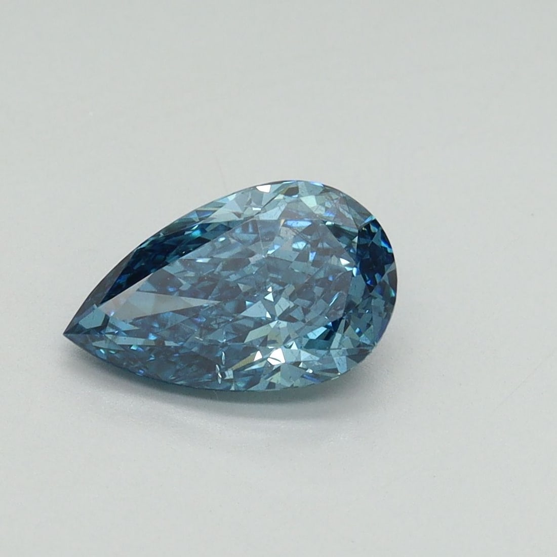 Loose Diamond - PEAR 1.22ct Fancy Vivid Blue SI1 (1 of 1)