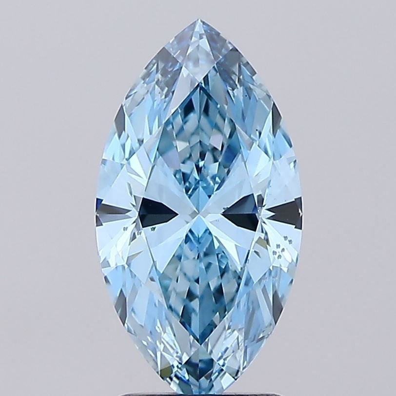 Loose Diamond - MARQUISE 2.13ct Fancy Vivid Blue VS2: Loose Diamond - MARQUISE 2.13ct Fancy Vivid Blue VS2 Source: This is a real non-mined Diamond that has been grown in a lab Shape: MARQUISE Carats: 2.13 Color: Fancy Vivid Blue Certification: IGI Video