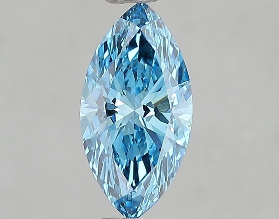 Loose Diamond - MARQUISE 1.0ct Fancy Vivid Blue VVS2: Loose Diamond - MARQUISE 1.0ct Fancy Vivid Blue VVS2 Source: This is a real non-mined Diamond that has been grown in a lab Shape: MARQUISE Carats: 1.0 Color: Fancy Vivid Blue Certification: IGI Video: