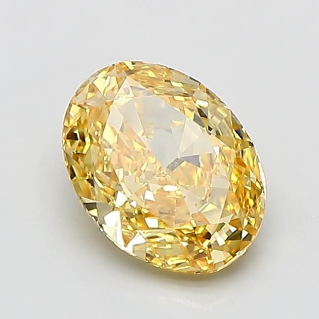 Loose Diamond - OVAL 1.09ct Fancy Vivid Yellow VVS2: Loose Diamond - OVAL 1.09ct Fancy Vivid Yellow VVS2 Source: This is a real non-mined Diamond that has been grown in a lab Shape: OVAL Carats: 1.09 Color: Fancy Vivid Yellow Certification: IGI Video: