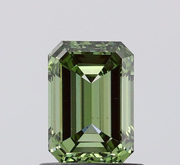 Loose Diamond - EMERALD 1.02ct Fancy Vivid Green VS2 (1 of 1)