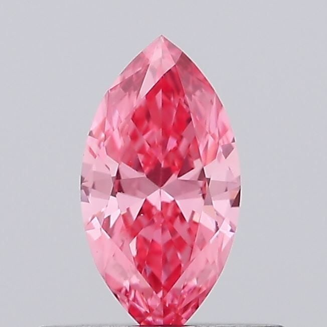 Loose Diamond - MARQUISE 0.36ct Fancy Vivid Pink VVS2: Loose Diamond - MARQUISE 0.36ct Fancy Vivid Pink VVS2 Source: This is a real non-mined Diamond that has been grown in a lab Shape: MARQUISE Carats: 0.36 Color: Fancy Vivid Pink Certification: NONE Vid
