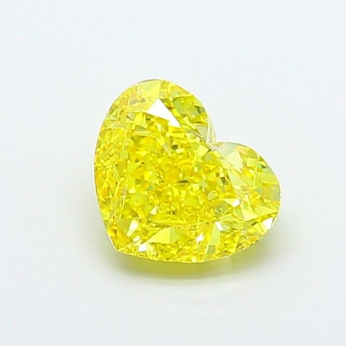 Loose Diamond - HEART 2.22ct Fancy Vivid Yellow IF: Loose Diamond - HEART 2.22ct Fancy Vivid Yellow IF Source: This is a real non-mined Diamond that has been grown in a lab Shape: HEART Carats: 2.22 Color: Fancy Vivid Yellow Certification: IGI Video: