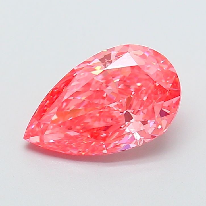 Loose Diamond - PEAR 2.56ct Fancy Vivid Pink VVS2 (1 of 1)