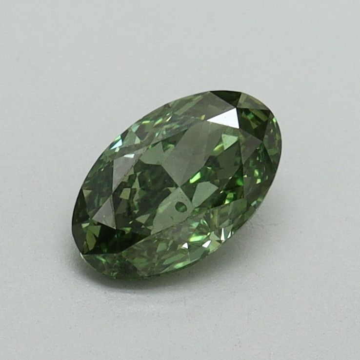 Loose Diamond - OVAL 0.54ct Fancy Vivid Green VS1 (1 of 1)