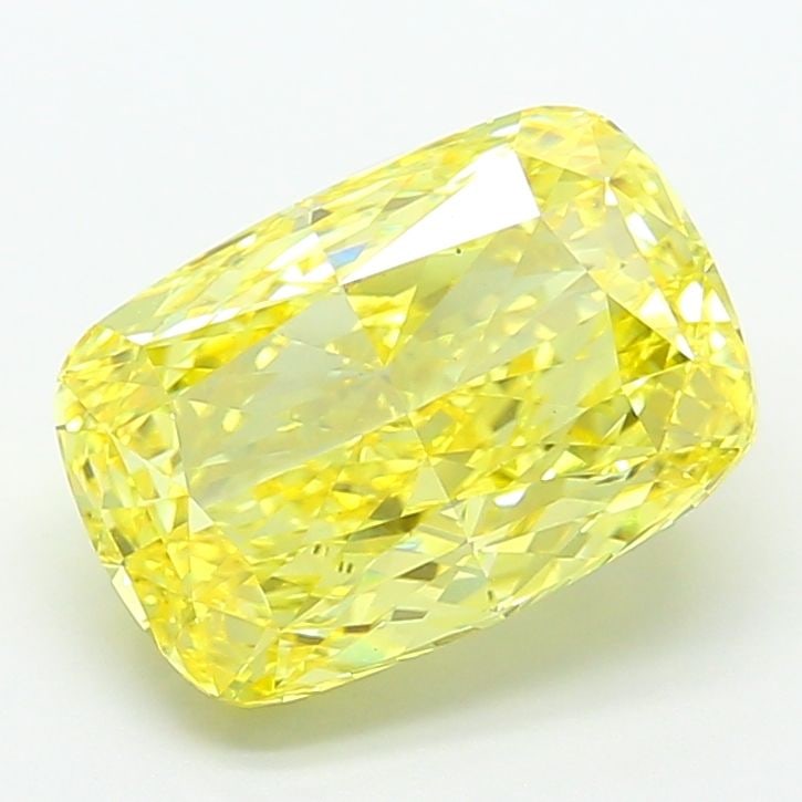 Loose Diamond - CUSHION MODIFIED 7.1ct Fancy Vivid Yellow VS1: Loose Diamond - CUSHION MODIFIED 7.1ct Fancy Vivid Yellow VS1 Source: This is a real non-mined Diamond that has been grown in a lab Shape: CUSHION MODIFIED Carats: 7.1 Color: Fancy Vivid Yellow Certif
