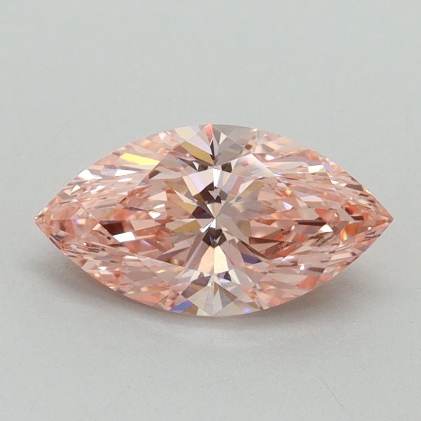 Loose Diamond - MARQUISE 1.02ct Fancy Vivid Pink VVS2: Loose Diamond - MARQUISE 1.02ct Fancy Vivid Pink VVS2 Source: This is a real non-mined Diamond that has been grown in a lab Shape: MARQUISE Carats: 1.02 Color: Fancy Vivid Pink Certification: IGI Vide