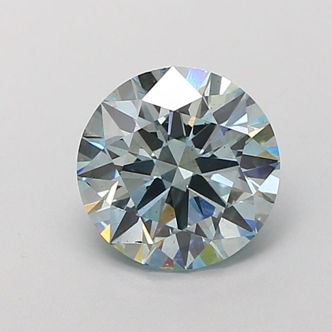 Ideal Loose Diamond - ROUND 2.01ct Fancy Intense Blue VS1 (1 of 1)