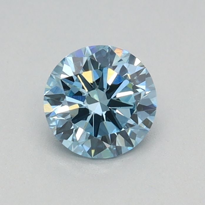 Loose Diamond - ROUND 0.37ct Fancy Vivid Blue VS1 (1 of 1)