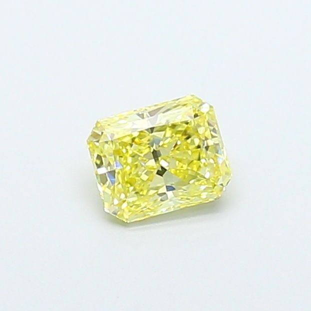 Loose Diamond - RADIANT 0.76ct Fancy Intense Yellow VS1: Loose Diamond - RADIANT 0.76ct Fancy Intense Yellow VS1 Source: This is a real non-mined Diamond that has been grown in a lab Shape: RADIANT Carats: 0.76 Color: Fancy Intense Yellow Certification: IGI