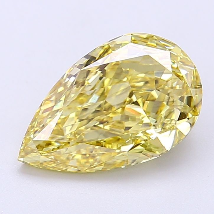 Loose Diamond - PEAR 2.52ct Fancy Vivid Yellow SI1: Loose Diamond - PEAR 2.52ct Fancy Vivid Yellow SI1 Source: This is a real non-mined Diamond that has been grown in a lab Shape: PEAR Carats: 2.52 Color: Fancy Vivid Yellow Certification: IGI Video: