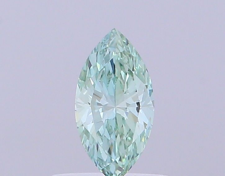 Loose Diamond - MARQUISE 0.51ct Fancy Green VVS2: Loose Diamond - MARQUISE 0.51ct Fancy Green VVS2 Source: This is a real non-mined Diamond that has been grown in a lab Shape: MARQUISE Carats: 0.51 Color: Fancy Green Certification: NONE Video: