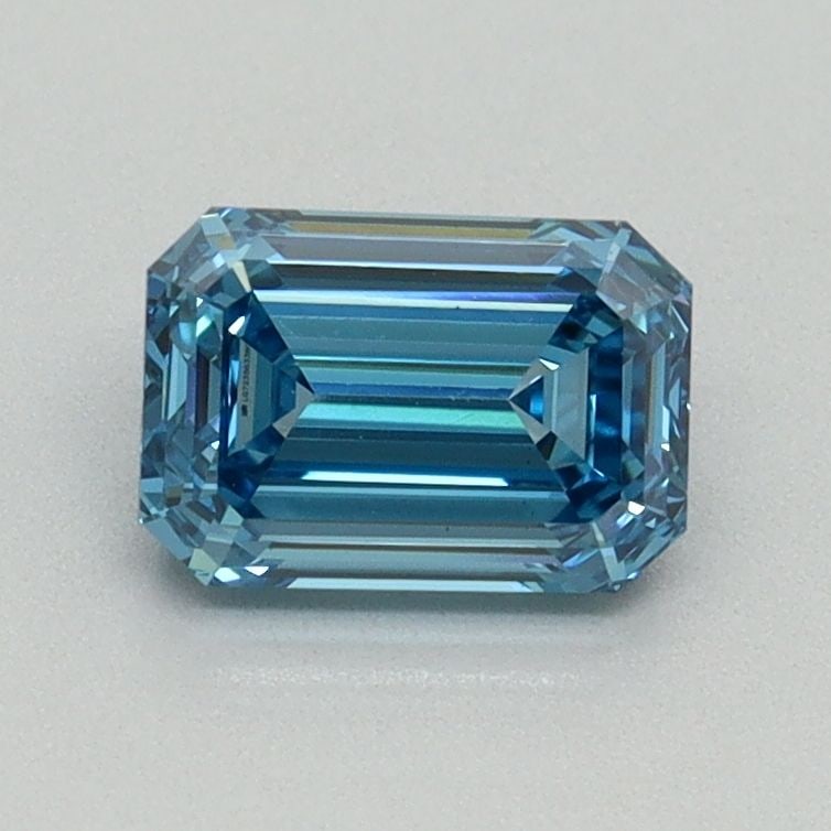 Loose Diamond - EMERALD 1.01ct Fancy Vivid Blue VS1 (1 of 1)