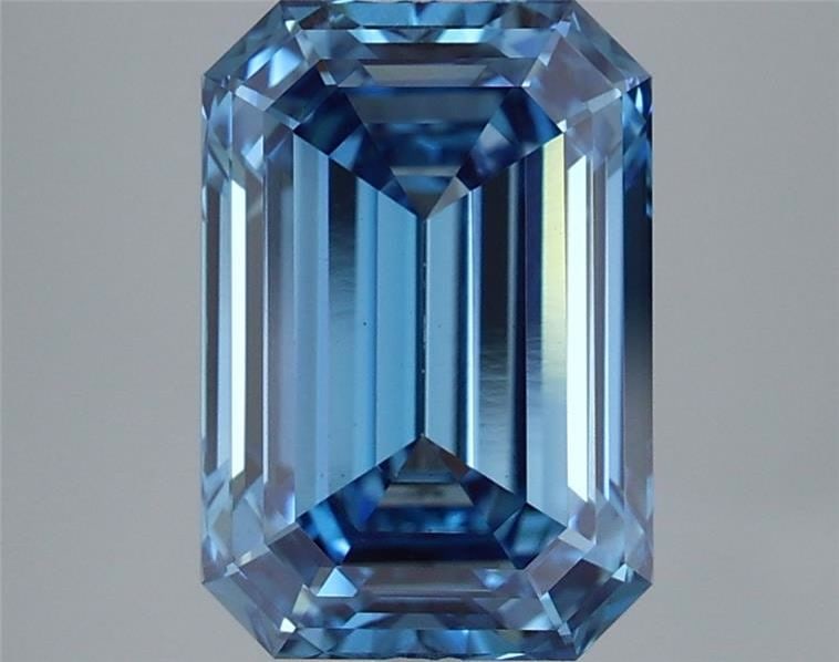 Loose Diamond - EMERALD 3.59ct Fancy Vivid Blue VS1: Loose Diamond - EMERALD 3.59ct Fancy Vivid Blue VS1 Source: This is a real non-mined Diamond that has been grown in a lab Shape: EMERALD Carats: 3.59 Color: Fancy Vivid Blue Certification: IGI Video: