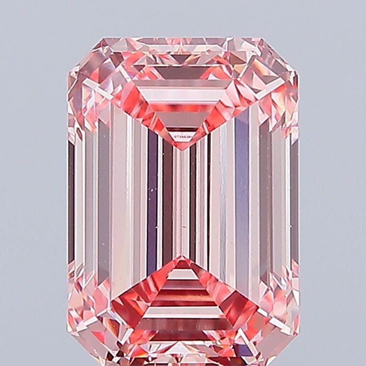 Loose Diamond - EMERALD 5.09ct Fancy Intense Pink VS1 (1 of 1)