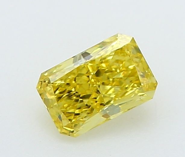 Loose Diamond - RADIANT 0.22ct Fancy Vivid Yellow VS1: Loose Diamond - RADIANT 0.22ct Fancy Vivid Yellow VS1 Source: This is a real non-mined Diamond that has been grown in a lab Shape: RADIANT Carats: 0.22 Color: Fancy Vivid Yellow Certification: IGI Vid