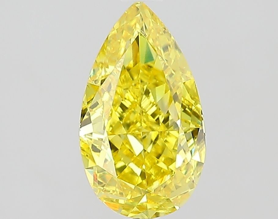 Loose Diamond - PEAR 1.62ct Fancy Vivid Yellow VS2: Loose Diamond - PEAR 1.62ct Fancy Vivid Yellow VS2 Source: This is a real non-mined Diamond that has been grown in a lab Shape: PEAR Carats: 1.62 Color: Fancy Vivid Yellow Certification: IGI Video: