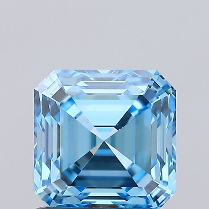 Loose Diamond - ASSCHER 1.01ct Fancy Vivid Blue VS1 (1 of 1)