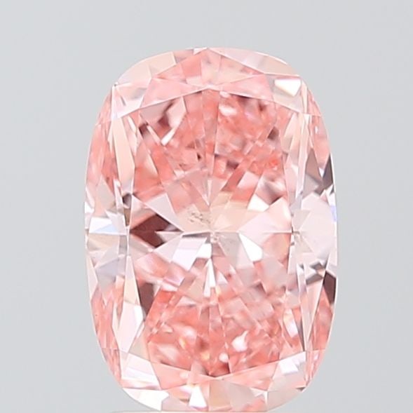 Loose Diamond - CUSHION MODIFIED 2.01ct Fancy Vivid Pink VS2: Loose Diamond - CUSHION MODIFIED 2.01ct Fancy Vivid Pink VS2 Source: This is a real non-mined Diamond that has been grown in a lab Shape: CUSHION MODIFIED Carats: 2.01 Color: Fancy Vivid Pink Certific
