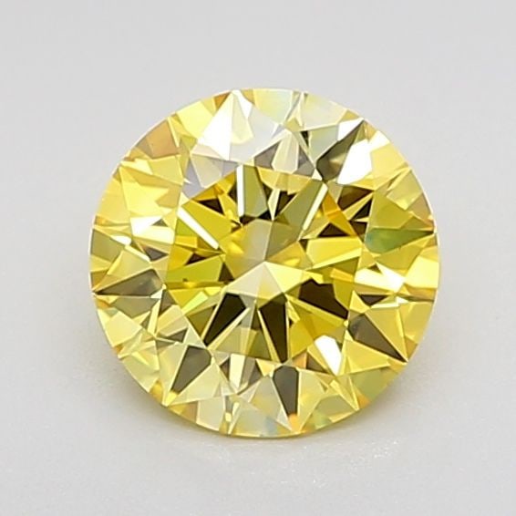 Loose Diamond - ROUND 1.01ct Fancy Vivid Yellow VS1: Loose Diamond - ROUND 1.01ct Fancy Vivid Yellow VS1 Source: This is a real non-mined Diamond that has been grown in a lab Shape: ROUND Carats: 1.01 Color: Fancy Vivid Yellow Certification: IGI Video: