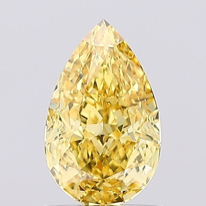Loose Diamond - PEAR 1.01ct Fancy Vivid Yellow SI2 (1 of 1)