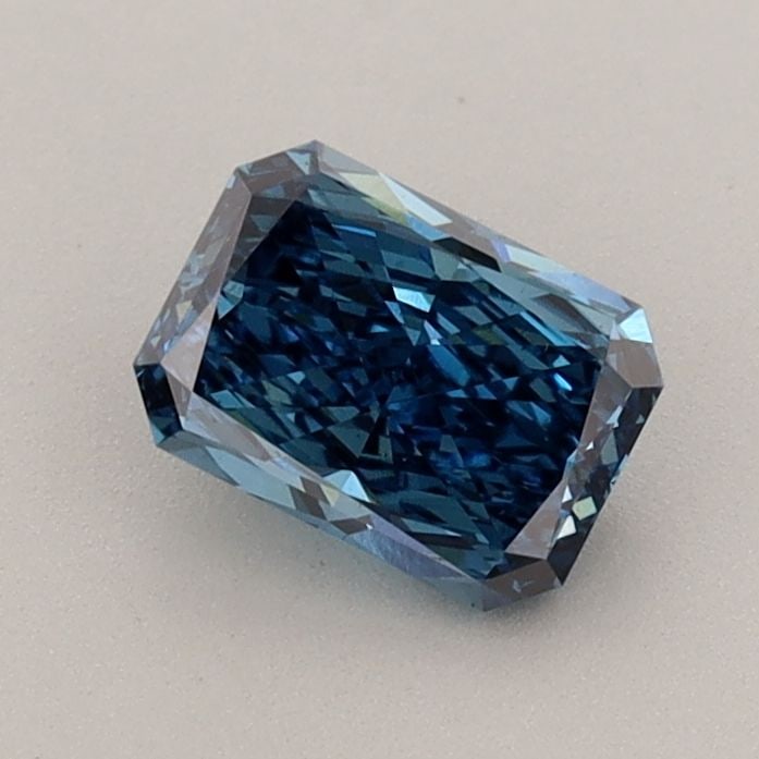 Loose Diamond - RADIANT 0.8ct Fancy Vivid Blue VS1 (1 of 1)