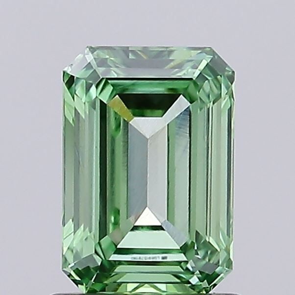 Loose Diamond - EMERALD 1.04ct Fancy Vivid Green VS1 (1 of 1)