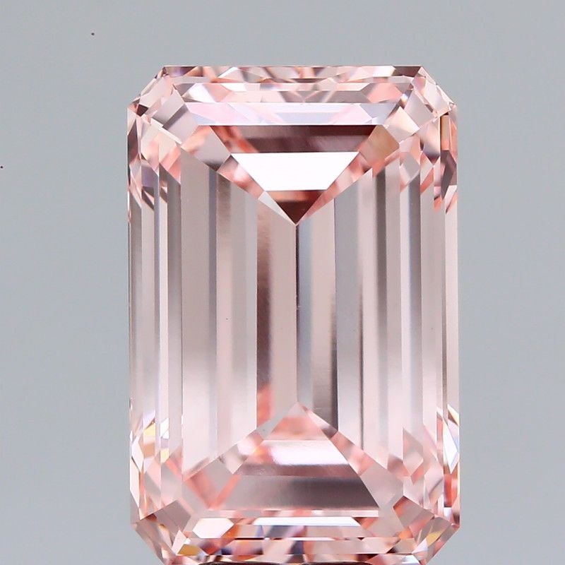 Loose Diamond - EMERALD 9.0ct Fancy Intense Pink VVS2 (1 of 1)