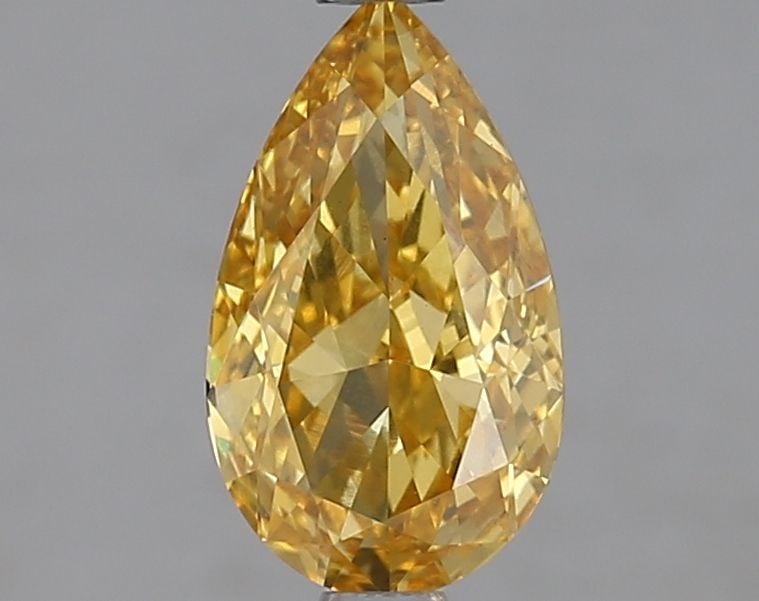 Loose Diamond - PEAR 1.53ct Fancy Vivid Yellow VS1: Loose Diamond - PEAR 1.53ct Fancy Vivid Yellow VS1 Source: This is a real non-mined Diamond that has been grown in a lab Shape: PEAR Carats: 1.53 Color: Fancy Vivid Yellow Certification: IGI Video: