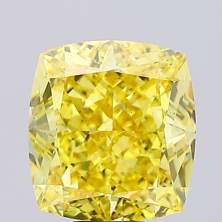 Loose Diamond - CUSHION MODIFIED 8.53ct Fancy Vivid Yellow VS2: Loose Diamond - CUSHION MODIFIED 8.53ct Fancy Vivid Yellow VS2 Source: This is a real non-mined Diamond that has been grown in a lab Shape: CUSHION MODIFIED Carats: 8.53 Color: Fancy Vivid Yellow Cert