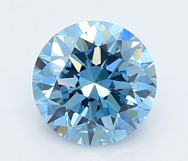 Loose Diamond - ROUND 1.41ct Fancy Vivid Blue VS2 (1 of 1)