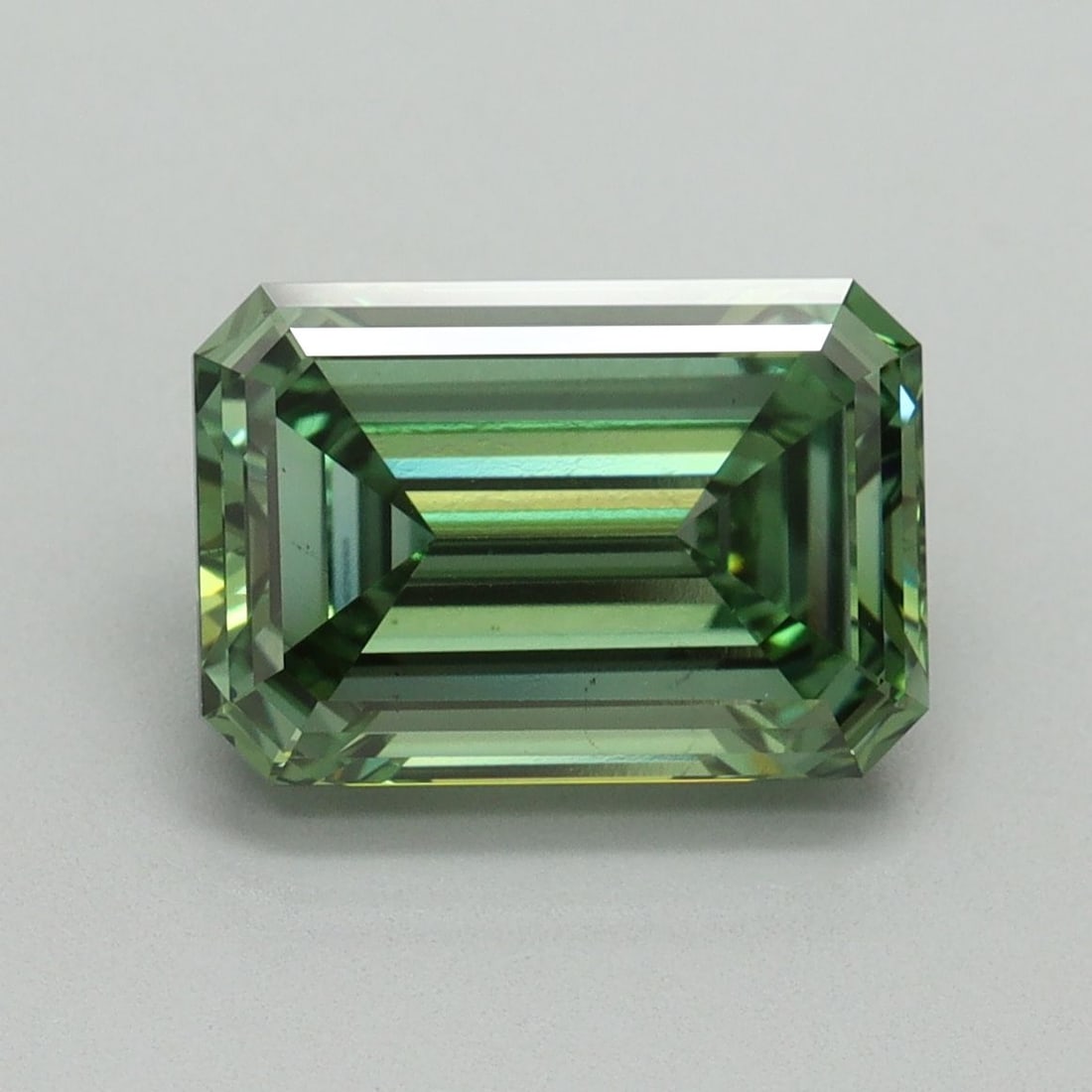 Loose Diamond - EMERALD 3.12ct Fancy Vivid Green VS2 (1 of 1)