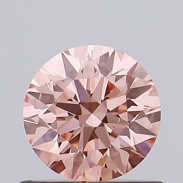 Loose Diamond - ROUND 0.65ct Fancy Vivid Pink VS2 (1 of 1)
