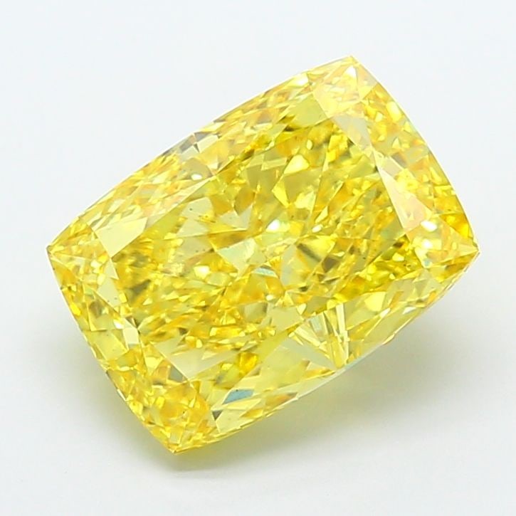 Loose Diamond - CUSHION MODIFIED 8.05ct Fancy Vivid Yellow VS2: Loose Diamond - CUSHION MODIFIED 8.05ct Fancy Vivid Yellow VS2 Source: This is a real non-mined Diamond that has been grown in a lab Shape: CUSHION MODIFIED Carats: 8.05 Color: Fancy Vivid Yellow Cert