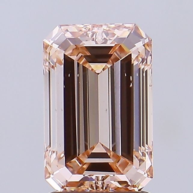 Loose Diamond - EMERALD 2.0ct Fancy Brownish Pink VS2 (1 of 1)