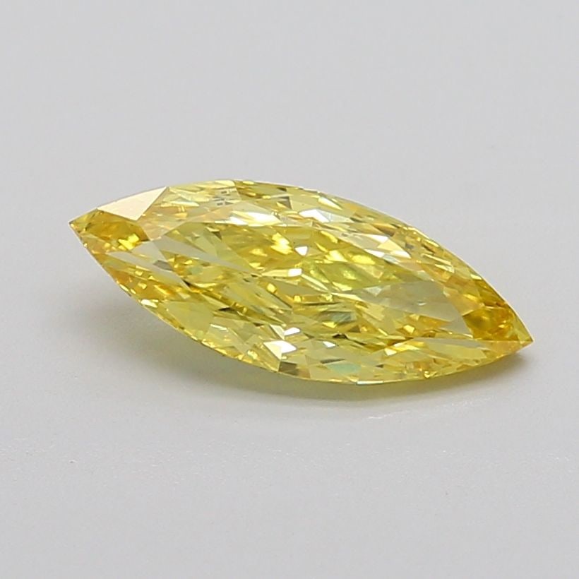 Loose Diamond - MARQUISE 1.39ct Fancy Vivid Yellow VS1: Loose Diamond - MARQUISE 1.39ct Fancy Vivid Yellow VS1 Source: This is a real non-mined Diamond that has been grown in a lab Shape: MARQUISE Carats: 1.39 Color: Fancy Vivid Yellow Certification: IGI V