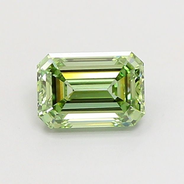 Loose Diamond - EMERALD 1.0ct Fancy Vivid Green VS2 (1 of 1)