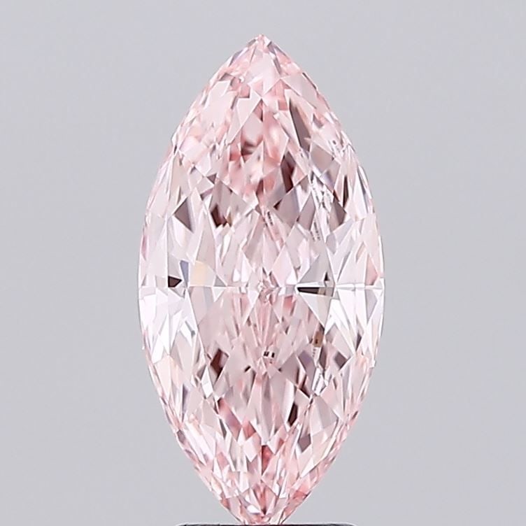 Loose Diamond - MARQUISE 3.07ct Fancy Vivid Pink VVS2: Loose Diamond - MARQUISE 3.07ct Fancy Vivid Pink VVS2 Source: This is a real non-mined Diamond that has been grown in a lab Shape: MARQUISE Carats: 3.07 Color: Fancy Vivid Pink Certification: IGI Vide