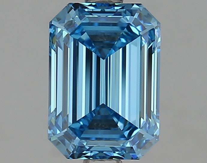 Loose Diamond - EMERALD 2.07ct Fancy Vivid Blue VVS2 (1 of 1)