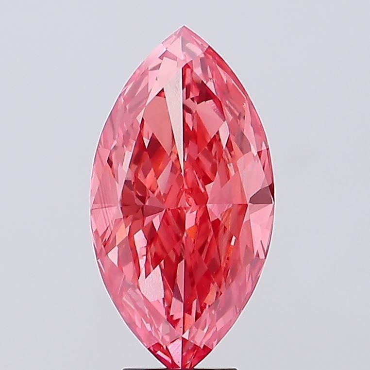 Loose Diamond - MARQUISE 5.42ct Fancy Vivid Pink VVS2: Loose Diamond - MARQUISE 5.42ct Fancy Vivid Pink VVS2 Source: This is a real non-mined Diamond that has been grown in a lab Shape: MARQUISE Carats: 5.42 Color: Fancy Vivid Pink Certification: IGI The
