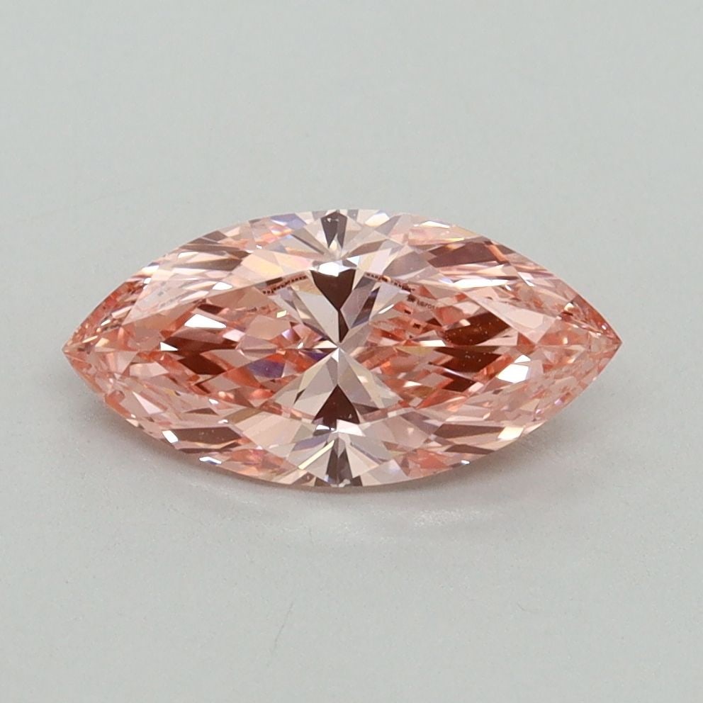 Loose Diamond - MARQUISE 1.06ct Fancy Vivid Pink VVS2: Loose Diamond - MARQUISE 1.06ct Fancy Vivid Pink VVS2 Source: This is a real non-mined Diamond that has been grown in a lab Shape: MARQUISE Carats: 1.06 Color: Fancy Vivid Pink Certification: IGI Vide