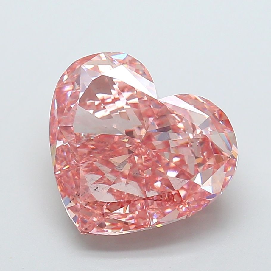 Loose Diamond - HEART 10.07ct Fancy Intense Brownish Pink SI1: Loose Diamond - HEART 10.07ct Fancy Intense Brownish Pink SI1 Source: This is a real non-mined Diamond that has been grown in a lab Shape: HEART Carats: 10.07 Color: Fancy Intense Brownish Pink Certif